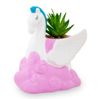 Foto 1 | Foto 1 | Macetero Pequeño De Cerámica Silver Buffalo Disney Hercules Pegasus - Venta Internacional.