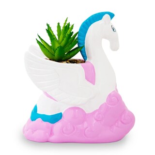 Foto 3 | Foto 3 | Macetero Pequeño De Cerámica Silver Buffalo Disney Hercules Pegasus - Venta Internacional.