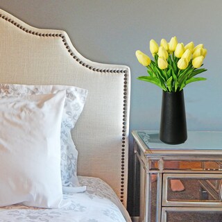 Foto 4 | Foto 4 | Tulipanes Artificiales Mandy's De Color Amarillo Claro 20 Tallos 34 Cm Imitación De Poliuretano - Venta Internacional.