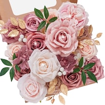 Flores Artificiales Serwalin Wedding Dusty Rose Silk X14 - Venta Internacional.