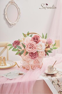 Foto 4 | Foto 4 | Flores Artificiales Serwalin Wedding Dusty Rose Silk X14 - Venta Internacional.