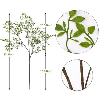 Foto 2 | Foto 2 | Plantas Artificiales Cewor Green Nandina De 110 Cm De Altura 2 Unidades - Venta Internacional.