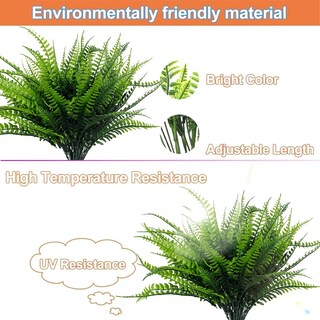 Foto 6 | Foto 6 | Plantas Artificiales Turnmeon Boston Fern 20 Paquetes Para Exteriores - Venta Internacional.