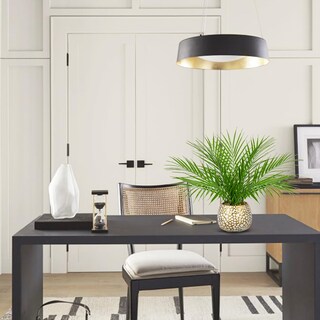 Foto 6 | Foto 6 | Planta Artificial Briful De Palma Sintética De 38 Cm Con Maceta De Color Blanco Dorado - Venta Internacional.