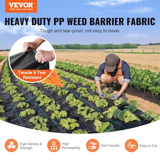Foto 2 | Foto 2 | Tela Antihierba Para Paisajes Vevor, 4 Pies X 300 Pies, Premium, 3.2 Oz - Venta Internacional.