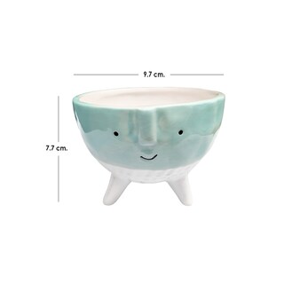 Foto 2 | Foto 2 | Maceta De Cara Animada Color Verde