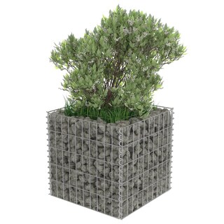 Foto 5 | Foto 5 | Cama Elevada Gabion Vidaxl De Acero Galvanizado Duradero 50 X 50 X 50 Cm - Venta Internacional.