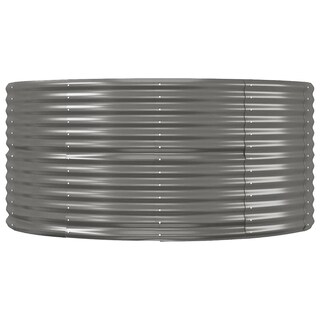 Foto 4 | Foto 4 | Cama Elevada De Jardín Vidaxl De Acero Con Recubrimiento En Polvo Gris 291 X 140 X 68 Cm - Venta Internacional.