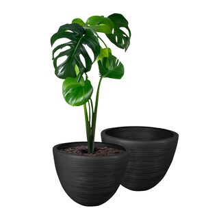 Foto 1 | Foto 1 | Atmos Homeware Macetas Decorativas Para Interior Y Exterior | Capacidad Para 45 Litros | Modelo Kun Color Negro 1 Piezas