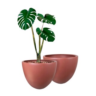 Foto 1 | Foto 1 | Atmos Homeware Macetas Decorativas Para Interior Y Exterior | Capacidad Para 45 Litros | Modelo Bis Color Terracota 1 Piezas
