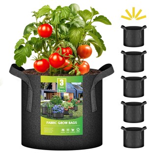 Foto 1 | Foto 1 | Grow Bags Ipower, Tela No Tejida De 3 Galones (11 Litros), Paquete De 5 Unidades, Color Negro - Venta Internacional.
