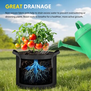 Foto 5 | Foto 5 | Paquete De 10 Bolsas De Cultivo Ipower De 7 Galones (26 Litros) Con Etiquetas Y Asas - Venta Internacional.