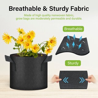 Foto 5 | Foto 5 | Maceta Para Cultivo De Plantas Healsmart Tomoato De 3 Galones Paquete De 10 Unidades - Venta Internacional.