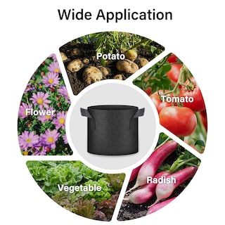Foto 6 | Foto 6 | Maceta Para Cultivo De Plantas Healsmart Tomoato De 3 Galones Paquete De 10 Unidades - Venta Internacional.