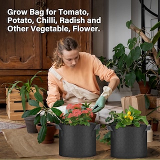 Foto 7 | Foto 7 | Maceta Para Cultivo De Plantas Healsmart Tomoato De 3 Galones Paquete De 10 Unidades - Venta Internacional.