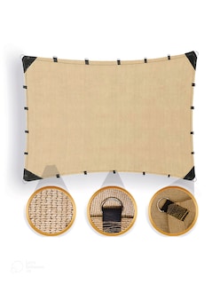 Foto 2 | Foto 2 | Malla Sombra 3x2 M Raschel 90% Beige Reforzada Hanlob