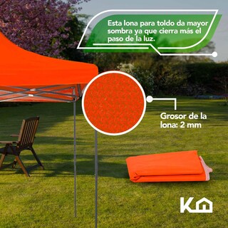 Foto 5 | Foto 5 | Repuesto de Toldo KingsHouse 300508 color Naranja 2x2 Impermeable