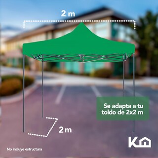 Foto 6 | Foto 6 | Repuesto de Toldo KingsHouse 300506 color Verde 2x2