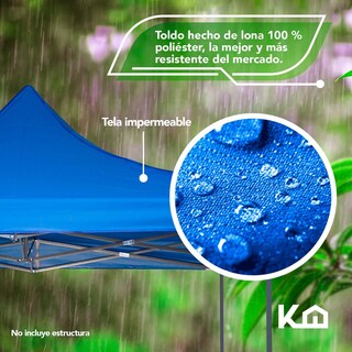 Foto 3 | Foto 3 | Repuesto de Toldo KingsHouse 300504 color Azul 2x2