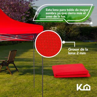 Foto 5 | Foto 5 | Repuesto de Toldo KingsHouse 300505 color Rojo 2x2