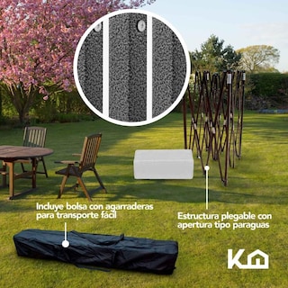 Foto 5 | Foto 5 | Toldo Plegable KingsHouse 293413 color Blanco + Bolsa Transportadora