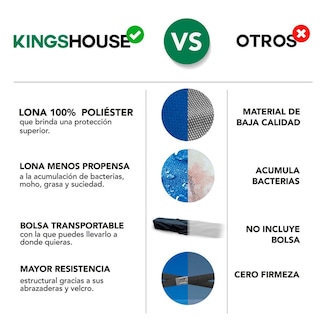 Foto 8 | Foto 8 | Toldo Plegable KingsHouse 293413 color Blanco + Bolsa Transportadora