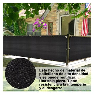 Foto 5 | Foto 5 | Cubierta De Valla De Pantalla De Privacidad Para Balcón 5 M Negro