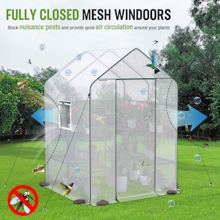 Foto 5 | Foto 5 | Greenhouse Workpro 142 Cm X 142 Cm X 196 Cm, 3 Niveles Y 8 Estantes - Venta Internacional.