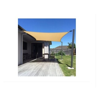 Foto 2 | Foto 2 | Toldo De Lona Shade, 3 X 3 X 3 M, Triangular, Antiuv, Color Beige - Venta Internacional.