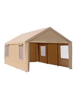 Foto 1 | Foto 1 | Toldo De Uso Rudo Vanlig 6x3 Mts Carpa Para Auto Fiestas Eventos Color Beige