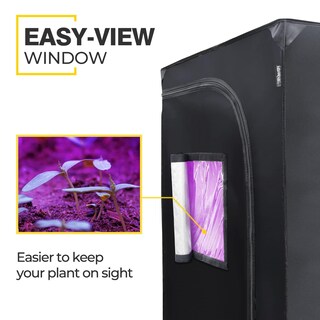 Foto 4 | Foto 4 | Carpa De Cultivo Hidropónica Ipower, 20 X 36 X 62 Cm, Resistente Al Agua, Color Negro - Venta Internacional.