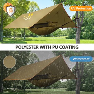 Foto 4 | Foto 4 | Tarp Free Soldier, Impermeable Y Portátil Para Acampar (marrón) - Venta Internacional.
