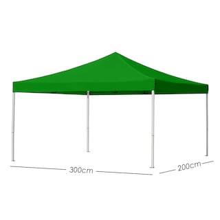 Foto 2 | Foto 2 | Toldo Plegable Verde 2x3 de Ilios Innova Impermeable Y Resistente Al Clima Con Estructura De Hierro Y Tela Oxford