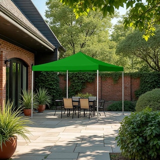 Foto 5 | Foto 5 | Ilios Innova | Toldo Plegable Verde 2x3 Impermeable Y Resistente Al Clima Con Estructura De Hierro Y Tela Oxford.