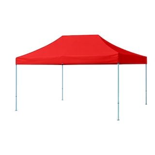 Foto 1 | Foto 1 | Toldo Plegable Rojo 2x3 de Ilios Innova Impermeable Y Resistente Al Clima Con Estructura De Hierro Y Tela Oxford
