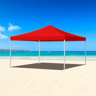 Foto 3 | Foto 3 | Toldo Plegable Rojo 2x3 de Ilios Innova Impermeable Y Resistente Al Clima Con Estructura De Hierro Y Tela Oxford