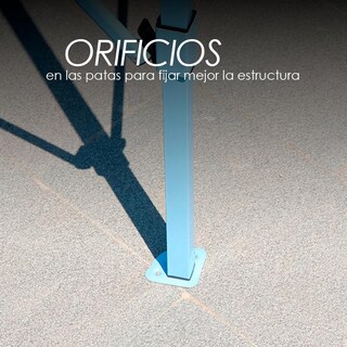 Foto 6 | Foto 6 | Toldo Plegable Verde 3x3 de Ilios Innova Impermeable Y Resistente Al Clima Con Estructura De Hierro Y Tela Oxford