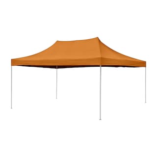 Foto 1 | Foto 1 | Ilios Innova | Toldo Plegable Naranja 3x4.5 Impermeable Y Resistente Al Clima Con Estructura De Hierro Y Tela Oxford.