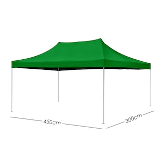 Foto 2 | Foto 2 | Ilios Innova | Toldo Plegable Verde 3x4.5 Impermeable Y Resistente Al Clima Con Estructura De Hierro Y Tela Oxford.