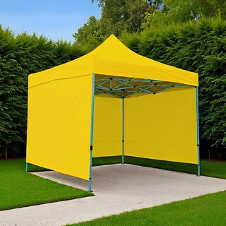 Foto 5 | Foto 5 | Toldo Plegable Amarillo 2x2 Ilios Innova, con Paredes Laterales Impermeable Velcro De Ajuste Ideal Para Exterior.