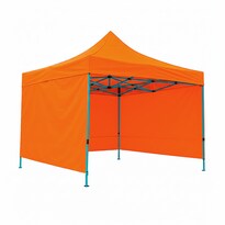 Toldo Plegable Naranja 2x2 Ilios Innova, con Paredes Laterales Impermeable Velcro De Ajuste Ideal Para Exterior.