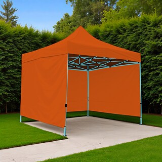 Foto 4 | Foto 4 | Toldo Plegable Naranja 2x2 Ilios Innova, con Paredes Laterales Impermeable Velcro De Ajuste Ideal Para Exterior.