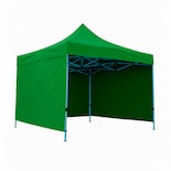 Toldo Plegable Verde 2x2 Ilios Innova, con Paredes Laterales Impermeable Velcro De Ajuste Ideal Para Exterior.