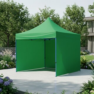 Foto 4 | Foto 4 | Toldo Plegable Verde 3x3 Con Paredes Laterales Ilios Innova Impermeable Velcro De Ajuste Ideal Para Exterior