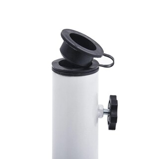 Foto 6 | Foto 6 | Base Redonda Para Paraguas Vidaxl, 12 Kg, Hierro Fundido, Color Blanco, 48 X 33 Cm - Venta Internacional.