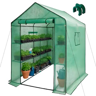 Foto 1 | Foto 1 | Invernadero Portátil Elly 3 Niveles Con Cubierta Y Estacas Para Jardín O Interior