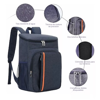 Foto 2 | Foto 2 | Hielera Portátil Eo Safe Imports ESI-4202 color Azul Impermeable 18 L