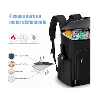 Foto 4 | Foto 4 | Hielera Enfriador Bolsa Impermeable Portátil 27l Eo Safe Imports Esi-4536 color Negro