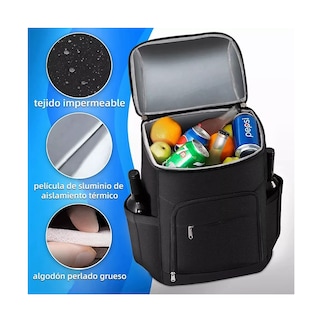Foto 5 | Foto 5 | Hielera Enfriador Bolsa Impermeable Portátil 27l Eo Safe Imports Esi-4536 color Negro