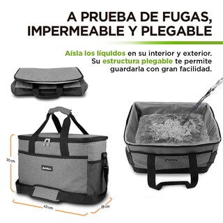 Foto 5 | Foto 5 | Hielera Térmica Hikeo 83206 color Gris Extragrande 30 L